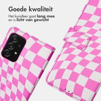 imoshion Design Bookcase Samsung Galaxy A52(s) (5G/4G) - Retro Pink