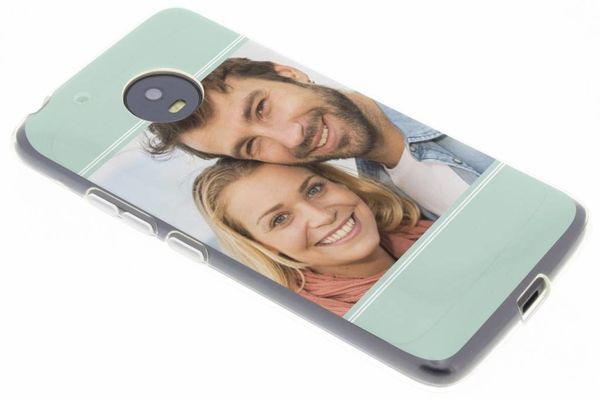 Ontwerp je eigen Motorola Moto G5 gel hoesje - Transparant