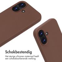 imoshion Siliconen hoesje met koord Apple iPhone 16 - Bruin
