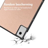 imoshion Trifold Bookcase Lenovo Idea Tab Plus - Rose Gold
