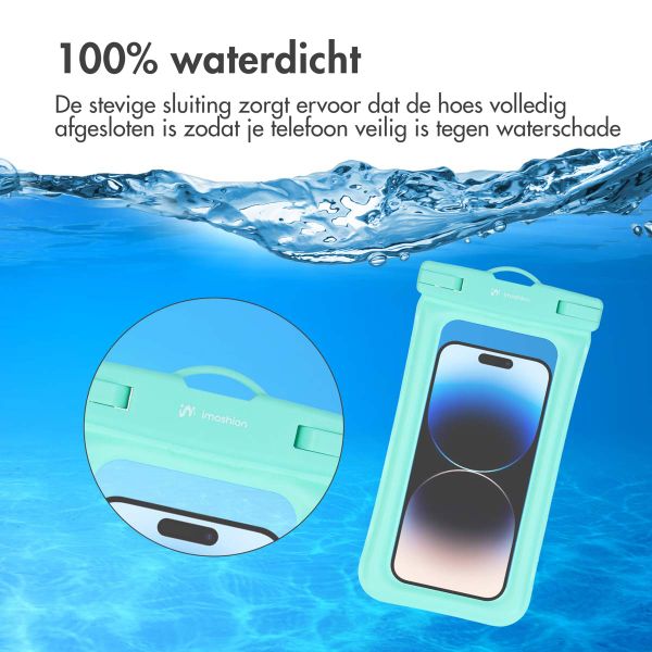 imoshion Universele waterproof pouch - Waterdichte telefoonhoes - Turquoise