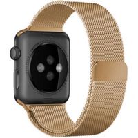 WiWu Milanese band Apple Watch Series 1 t/m 10 / SE / Ultra (2) (44/45/46/49 mm) - Rose Goud