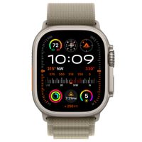 Apple Alpine Loop Band Apple Watch Series 1-10 / SE / Ultra (2) - 42/44/45/46/49 mm - Maat S - Olive