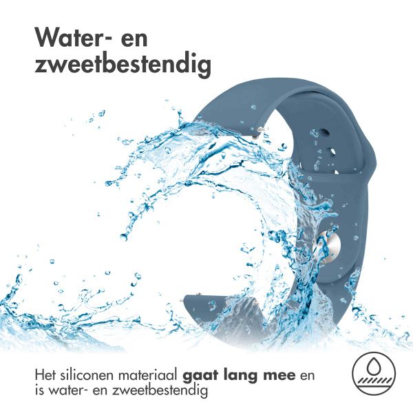 imoshion Siliconen Sport bandje  - Universeel 18 mm aansluiting - Blauw