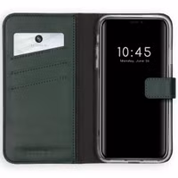 Selencia Echt Leren Bookcase Apple iPhone 11 - Groen
