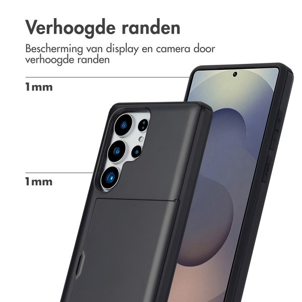 imoshion Backcover met pasjeshouder Samsung Galaxy S25 Ultra - Zwart