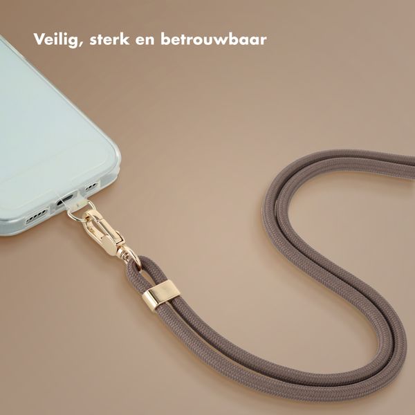 Selencia Universeel telefoonkoord - Mokka