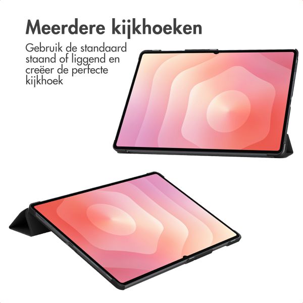 imoshion Trifold Bookcase Samsung Galaxy Tab S11 Ultra - Zwart