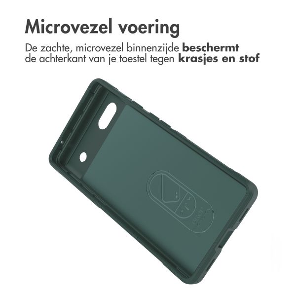 imoshion EasyGrip Backcover Google Pixel 6a - Donkergroen