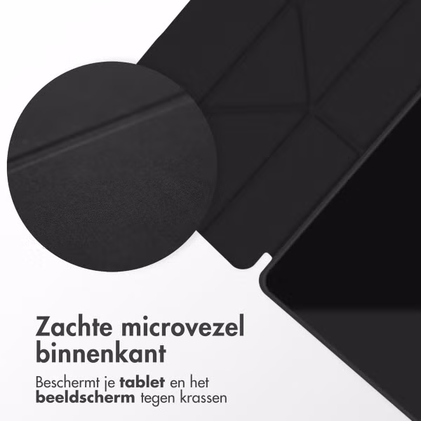 imoshion Origami Bookcase Apple iPad 9 (2021) 10.2 inch / iPad 8 (2020) 10.2 inch / iPad 7 (2019) 10.2 inch - Zwart