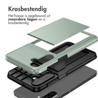 imoshion Backcover met pasjeshouder Samsung Galaxy A18 (4G) - Donkergroen