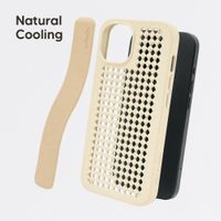 Callbuddy Hoesje met Strap Apple iPhone 17e / 16e / 15 / 14 / 13 - Sand Glow