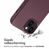 Accezz MagSafe Leather Backcover Apple iPhone 13 - Heath Purple