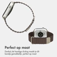 imoshion Magnetisch kunstleren bandje Apple Watch | 38/40/41/42 mm - Donkerbruin