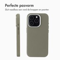 Accezz Mesh Backcover met MagSafe Apple iPhone 15 Pro - Donkergrijs