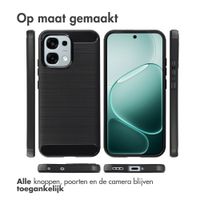 imoshion Brushed Backcover Oppo A6 Pro (5G) - Zwart