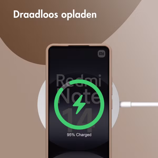 imoshion Color Backcover Xiaomi Redmi Note 14 (5G) - Bruin