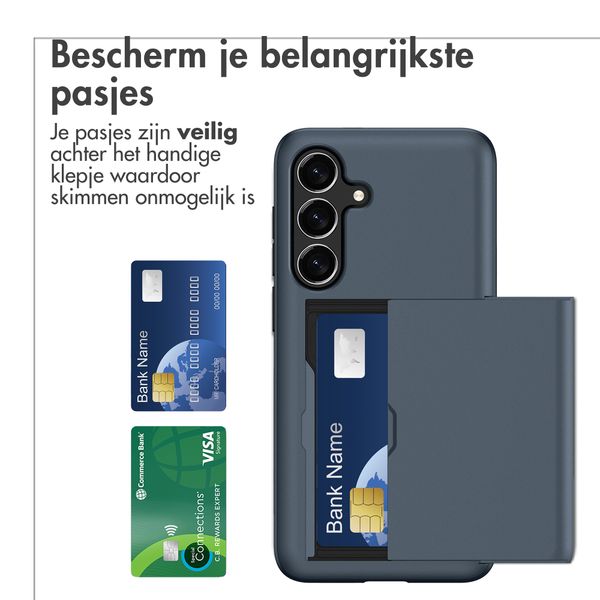 imoshion Backcover met pasjeshouder Samsung Galaxy S26 FE - Donkerblauw