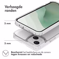 Accezz Xtreme Impact Backcover Apple iPhone 14 Plus - Transparant