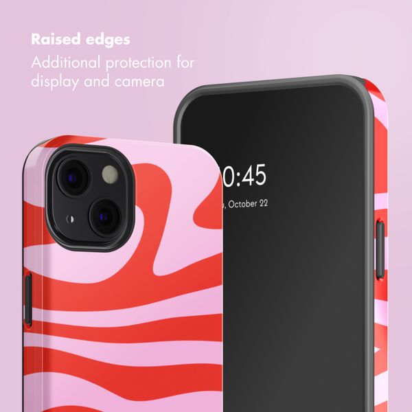 Selencia Vivid Back Cover with MagSafe Apple iPhone 13 - Dream Swirl Pink