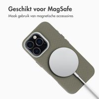 Accezz Mesh Backcover met MagSafe Apple iPhone 16 Pro - Donkergrijs