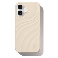 iDeal of Sweden Soft Swirl Silicone MagSafe Case Apple iPhone 16 - Cloud Dancer