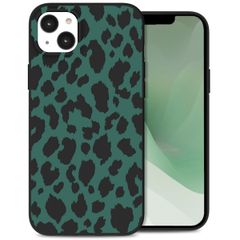 imoshion Design hoesje iPhone 14 Plus - Luipaard - Groen / Zwart