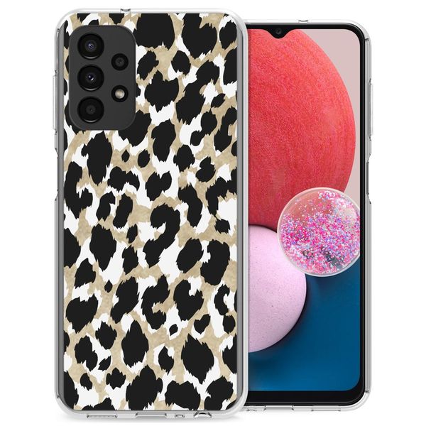 imoshion Design hoesje Samsung Galaxy A13 (4G) - Luipaard / Zwart