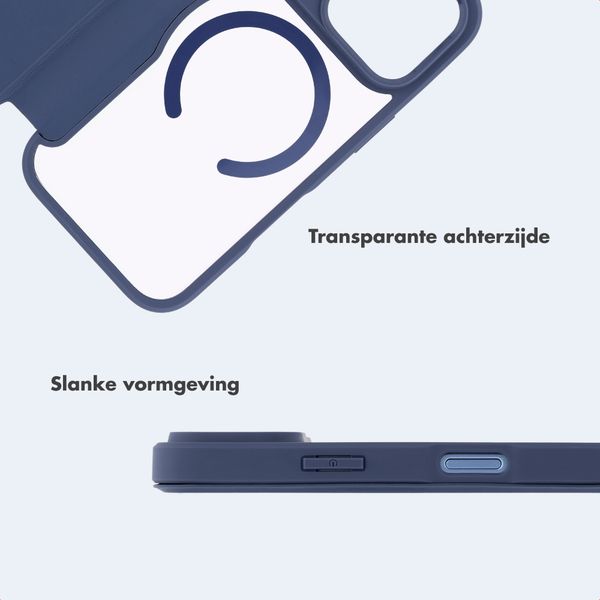 imoshion Transparante Bookcase met MagSafe Apple iPhone 18 Pro Max / 17 Pro Max - Blauw