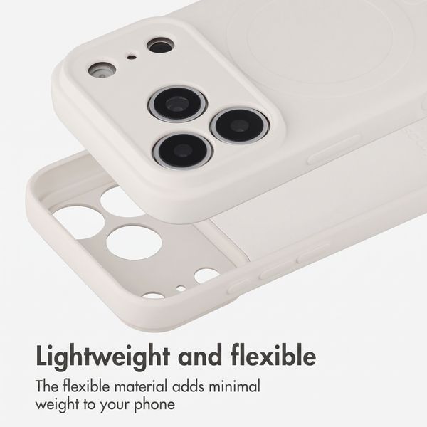 imoshion Colour Back Cover with MagSafe Apple iPhone 18 Pro / 17 Pro - Beige