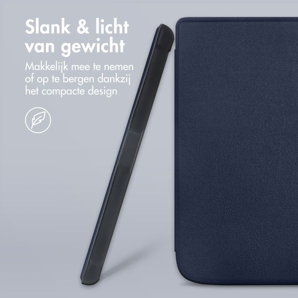 imoshion Slim Soft Case Bookcase Kobo Nia - Donkerblauw