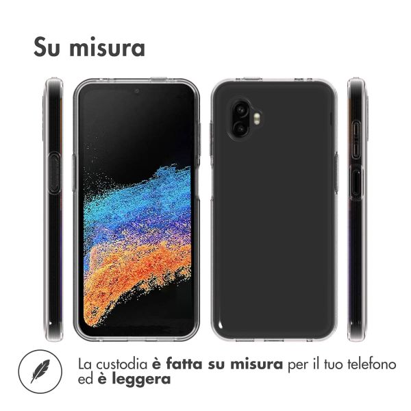 Accezz Clear Backcover Samsung Galaxy Xcover 6 Pro - Transparant