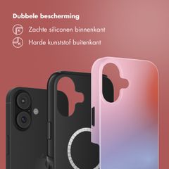 Selencia Vivid Backcover met MagSafe Apple iPhone 17 - Gradient Soft Blush