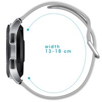 imoshion Siliconen bandje Samsung Galaxy Watch 4 / 5 / 6 / 7 / FE (20 mm) - Lichtgrijs