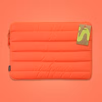 imoshion Puffer Laptop hoes 13-14 inch - Laptopsleeve - Apricot Crush Orange