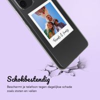 Gepersonaliseerd hoesje met polaroid Samsung Galaxy A53 - Transparant