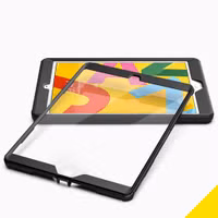 Accezz Rugged Back Case Apple iPad 9 (2021) 10.2 inch / iPad 8 (2020) 10.2 inch / iPad 7 (2019) 10.2 inch - Zwart