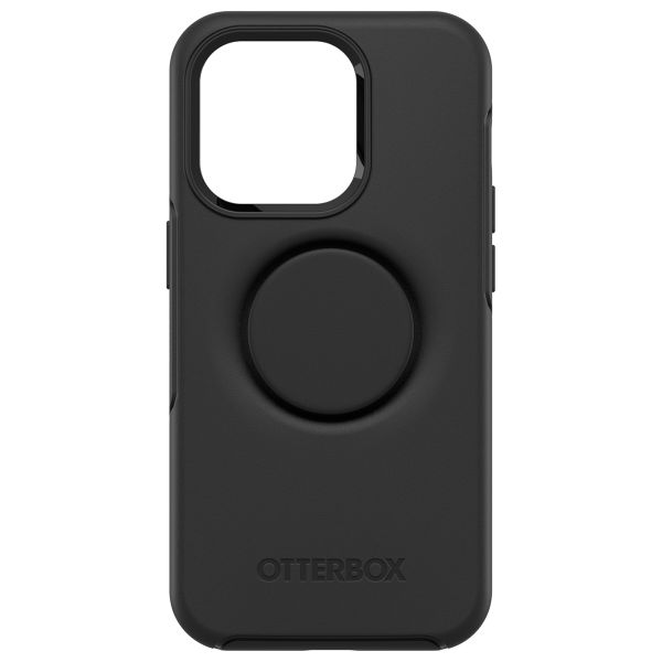 OtterBox Otter + Pop Symmetry Backcover iPhone 14 Pro - Zwart