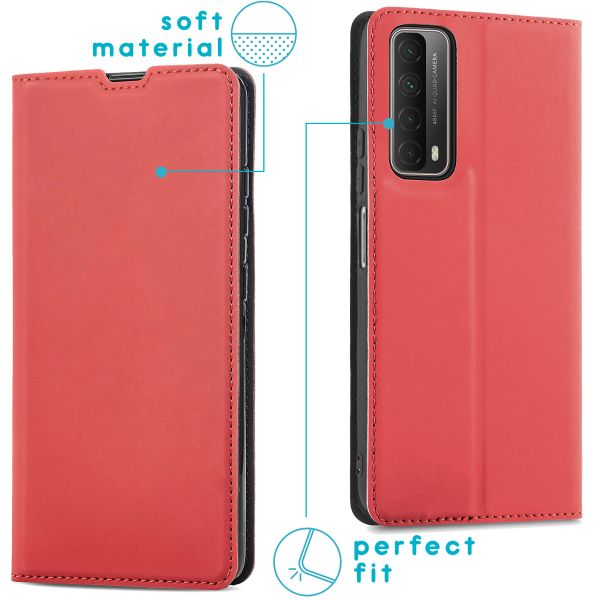 imoshion Slim Folio Bookcase Huawei P Smart (2021) - Rood