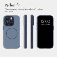 imoshion Colour Back Cover with Thin MagSafe Ring Apple iPhone 15 Pro - Dark Blue
