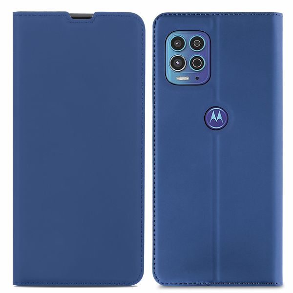 imoshion Slim Folio Bookcase Motorola Moto G100 - Donkerblauw