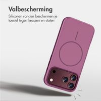 imoshion Color Backcover met Thin MagSafe Ring Apple iPhone 18 Pro Max / 17 Pro Max - Paars