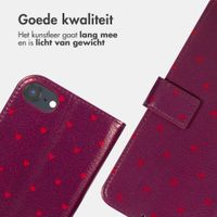 imoshion Design Bookcase Apple iPhone SE (2022 / 2020) / 8 / 7 / 6(s) - Crush Check Coral Dust