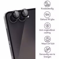 imoshion Camera Protector Glas 2 Pack Samsung Galaxy Z Flip 7 - Zwart