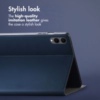 Accezz Classic Tablet Case Samsung Galaxy Tab S11 / S12 Ultra - Dark Blue
