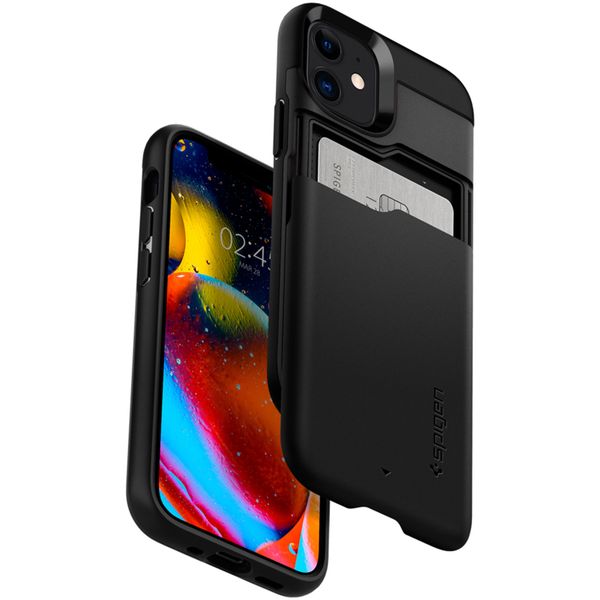 Spigen Slim Armor CS Backcover iPhone 12 Mini - Zwart