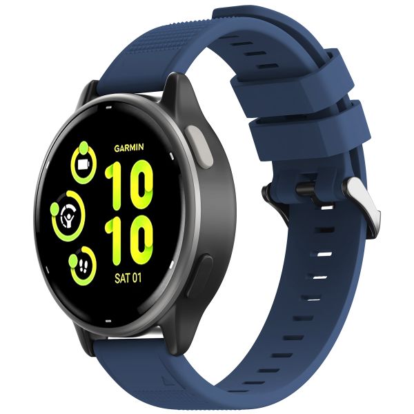 imoshion QuickFit® Siliconen bandje  - Garmin 22 mm aansluiting - Donkerblauw