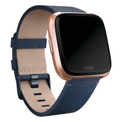 Fitbit Leather band Fitbit Versa / Versa 2 / Versa Lite - Midnight