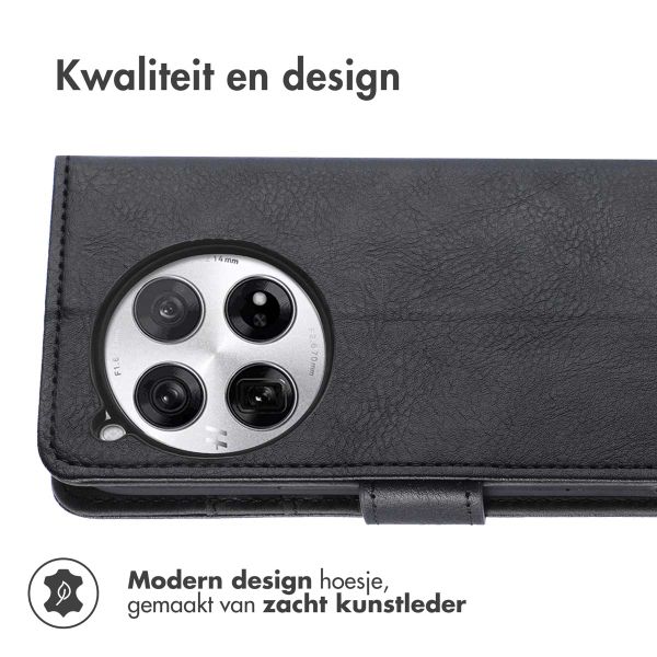 imoshion Luxe Bookcase OnePlus 12 - Zwart