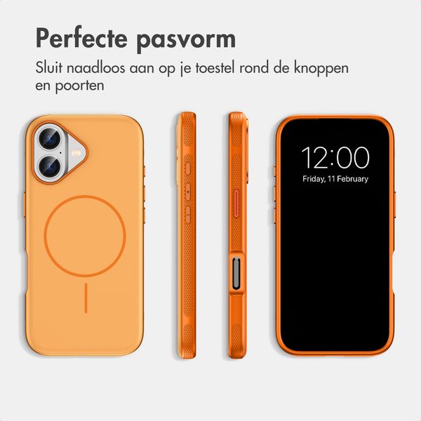 imoshion Color Backcover met Thin MagSafe Ring Apple iPhone 17 - Oranje